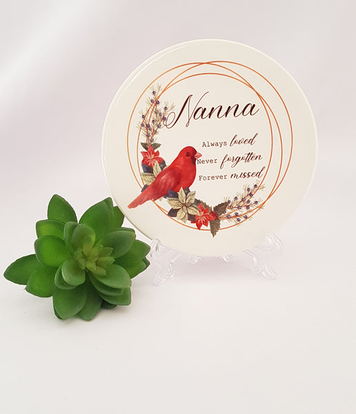 Nanna coaster, Cardinal decoration