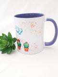 Cactus mug, succulent coffee mug, Cute but prickly