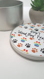 Dog treat tin, personalised good boy tin, custom cat treat box, pet treat box, personalised pet tin, goodie tin, treat tin