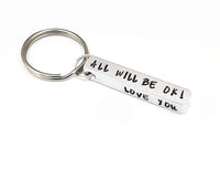 Personal message 3D bar keychain