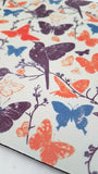 Vintage bird and butterfly mouse pad, nature mouse mat