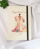 Bride to be fabric notebook, Things to do before I sat I do