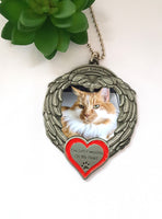 Pet memorial decoration, pet memorial gift, you left paw prints on my heart, Pet Loss Memorial Plaque