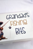 Grandad's fishing bits, fishing storage, gonk fishing