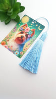 Yorkshire terrier bookmark with tassel