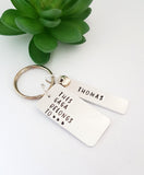 'This Nanna Belongs To'  heart charm keyring for her