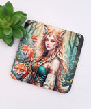 Fox Maiden Print - Metal print, magnet or coaster