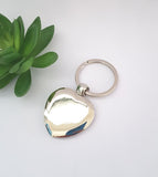 Photo  silhouette heart keyring