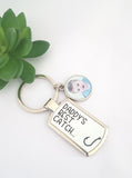 'Daddy's best catch..'  fishing keyring for grandad, Keyring for Dad