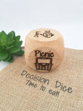 Takeaway Decision Dice, takeaway dice