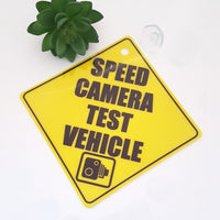 Speed Camera Test Vehicle, Funny car sign