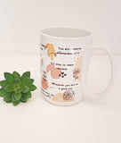 Morning Mindset mug,  morning mindfulness