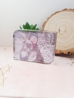 Personalised crystal photo block