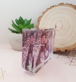 Personalised crystal photo block