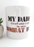 Military Dad and Son mug