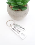 This Nana belongs to..' heart silhoeutte keyring