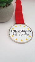 'The World's Best Daddy' medal