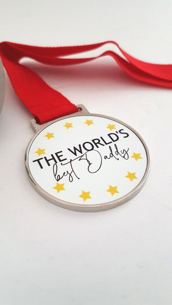 'The World's Best Daddy' medal