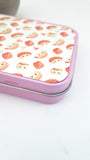Pink Sushi pencil case, sushi tin