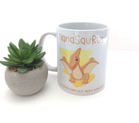 Daddysaurus Dinosaur mug