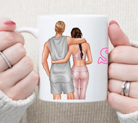 Swole mates mug, gym couple gifts