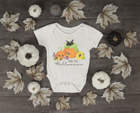 My first halloween baby bodysuit, halloween vest, My 1st Halloween 2024, Haloween baby grow