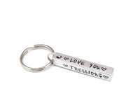 Personal message 3D bar keychain